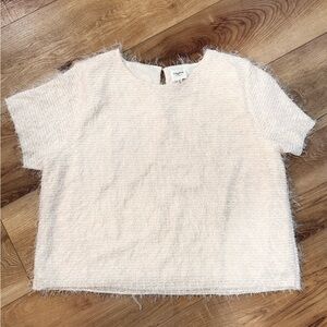 Chic Cream Textured Top